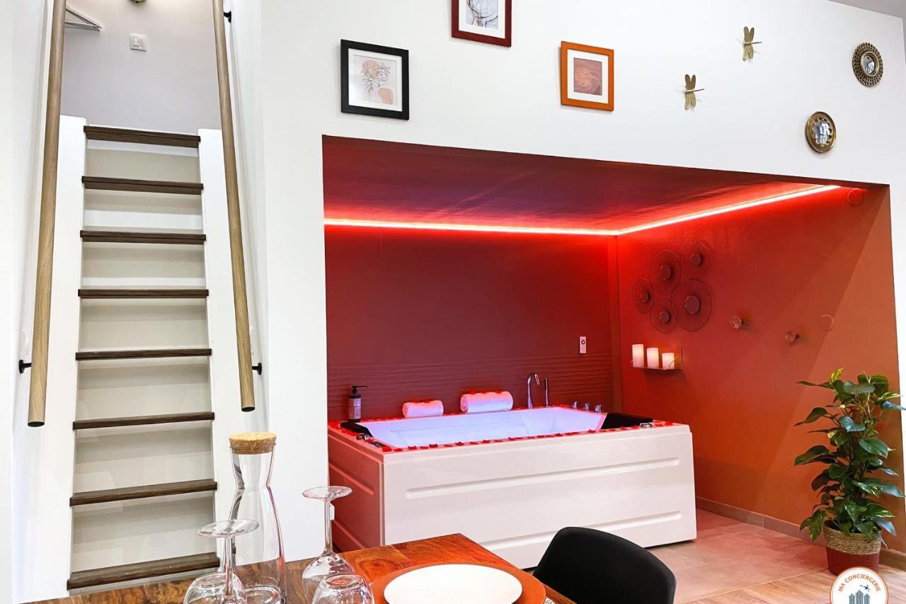L'Orient-Express - Jacuzzi Spa - Parking - Loft Le Havre Eksteriør bilde